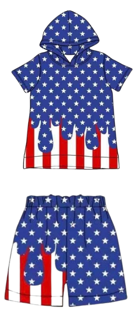 USA Shorts and Hoodie IN STOCK