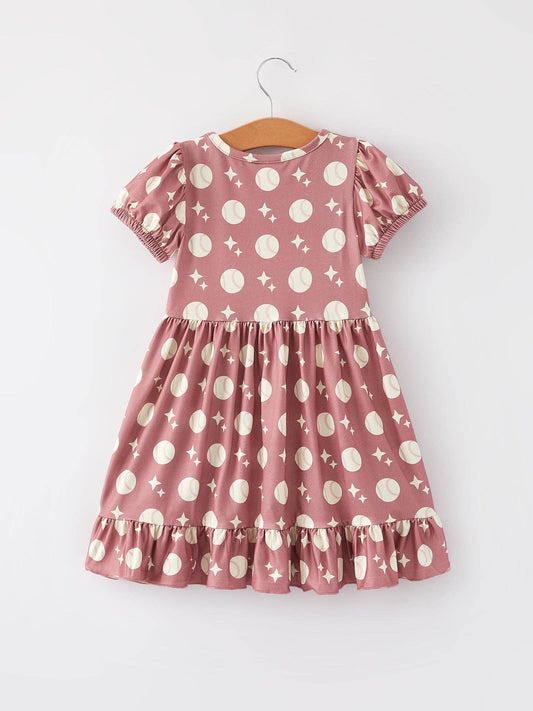 Mauve baseball dress