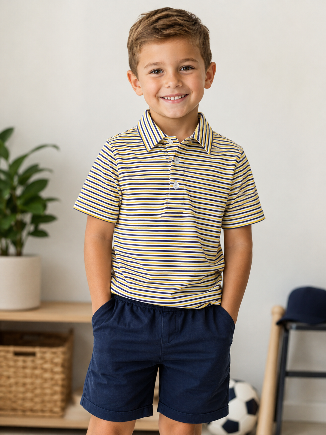 purple and gold stripes