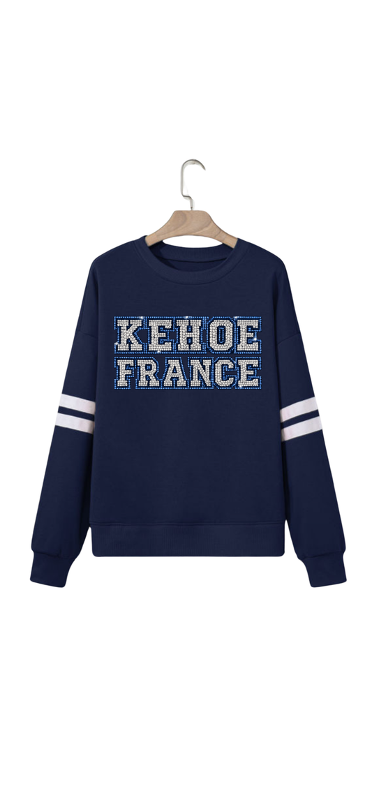 Varsity sweatshirt - rhinestone