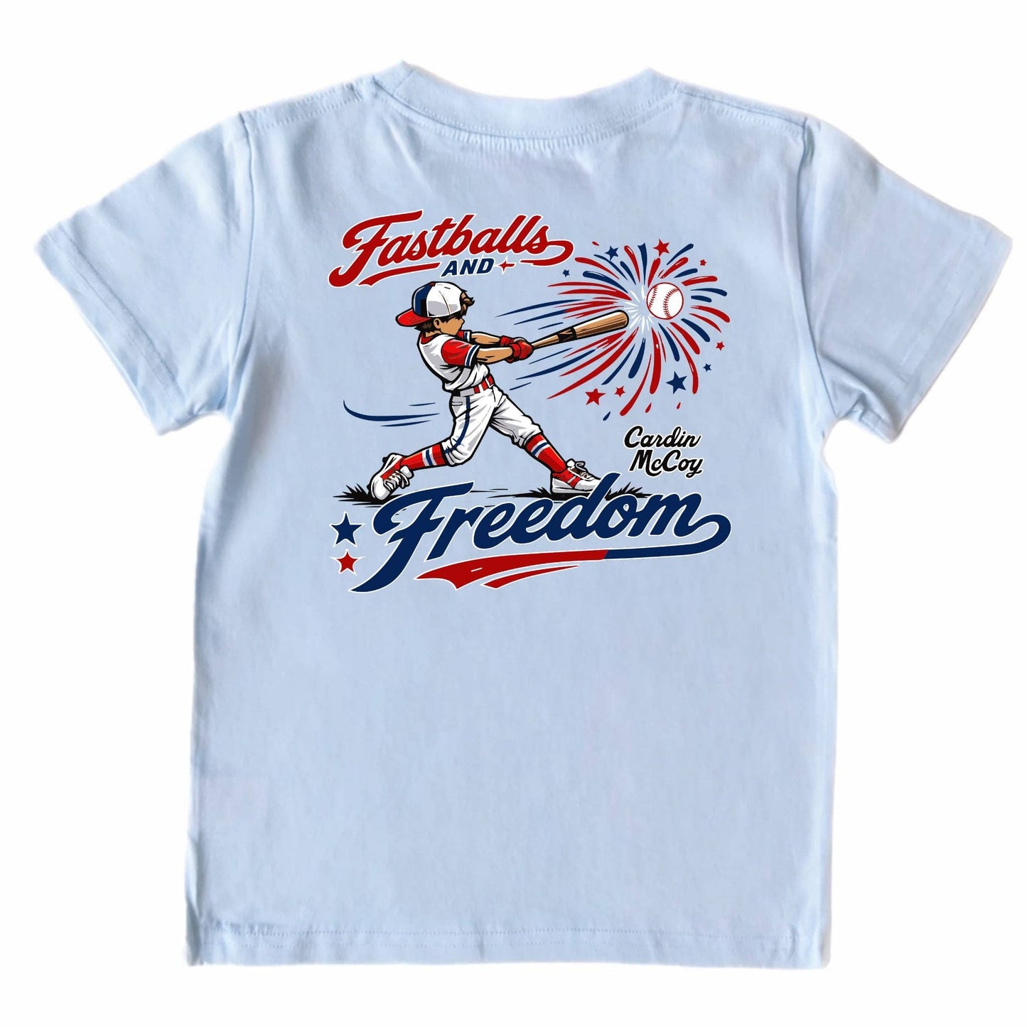 Kids' Fastballs and Freedom Short-Sleeve Tee IN STOCK
